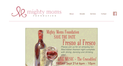 Desktop Screenshot of mightymomsfoundation.org