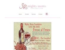 Tablet Screenshot of mightymomsfoundation.org